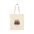 Retro Americana Sunset Tote, Cotton Canvas Tote Bag | 4th of July, Vintage Patriotic Palette