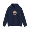 Retro Americana Sunset Hoodie | 4th of July, Vintage Distressed Patriotic Palette