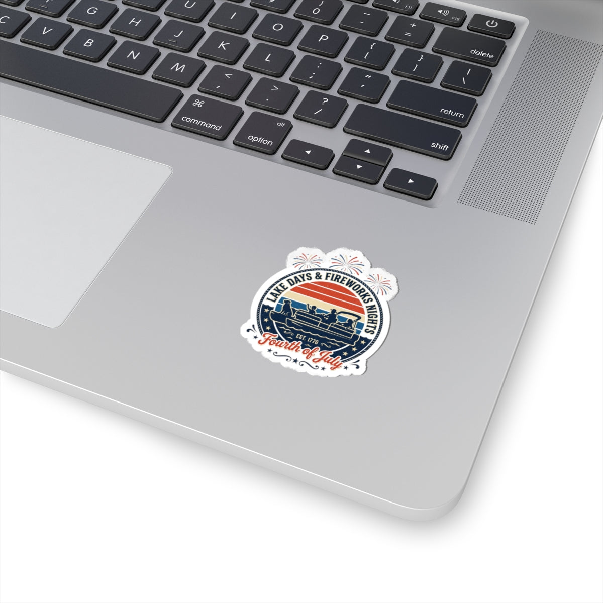 Lake Days & Fireworks Sticker | Americana Retro Fourth of July